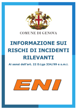 Eni - Comune di Genova.