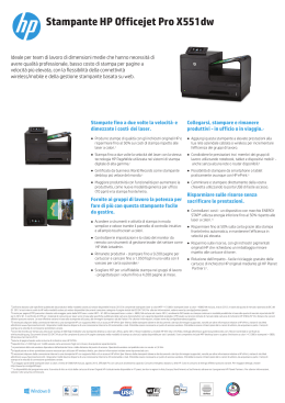 Stampante HP Officejet Pro X551dw
