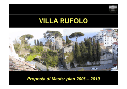 Masterplan - Villa Rufolo