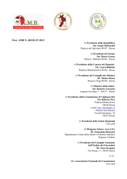 Appello in pdf - Associazione Culturale e Micologica Giffonese