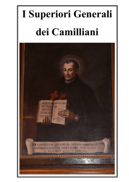 I Superiori Generali dei Camilliani