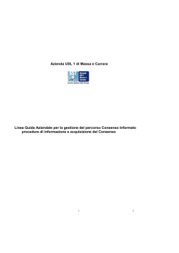 linee guida consenso 23-10-2012 - Azienda USL 1 di Massa e Carrara
