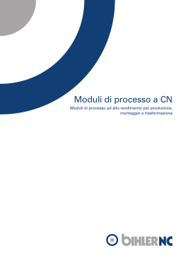 Moduli di processo a CN