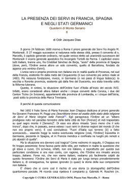 la presenza dei servi in francia, spagna e negli stati