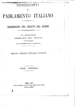 Indice dell`Attivit&agrave; Parlamentare