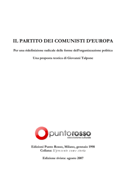 il partito dei comunisti d`europa