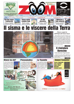 Il sisma e le viscere della Terra