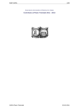 Documento in formato PDF - Osservatorio Astronomico di Palermo