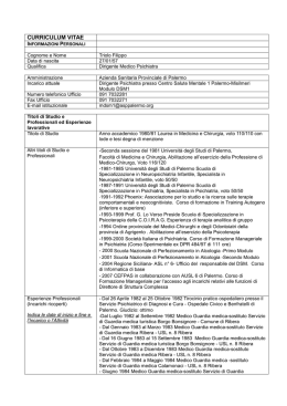 curriculum vitae