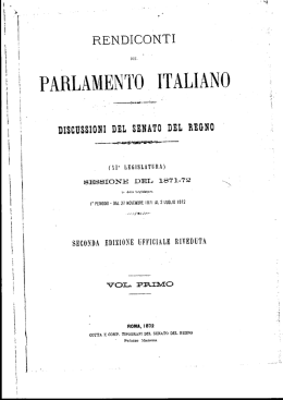 Page 1 RENDICONTI mil. PARLAME wo ITALIANO Y . .I nxscusslom