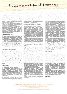 Condizioni generali di contratto