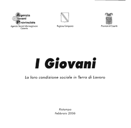 I Giovani - Provincia di Caserta