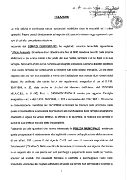 operativi. Passo quindi direttamente ad esporla utilizzando io stesso