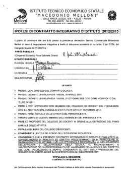 5 istituto tecnico economico statale “macedonio melloni