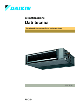 daikin dati tecnici modelli fbq-d - ariottino |kit condizionatori canalizzati