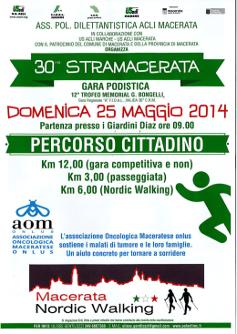 scarica la locandina - Macerata Nordic Walking