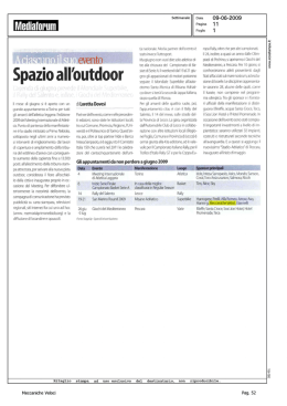 S azio al `outdoor - Meccaniche Veloci