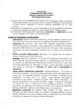 lista civica &ldquo;ospedaletti per tutti&rdquo; elezioni amministrative 2014