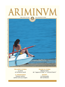 Scarica il numero 20 di Ariminum in formato PDF.