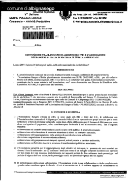 Convenzione rangers d`Italia 1