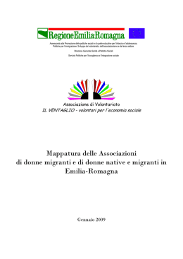 Intrecci - Sociale - Regione Emilia Romagna