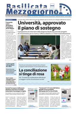Universit&agrave;, approvato il piano di sostegno