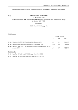 direttiva CEE n. 80/181 - Collegio TSRM Varese