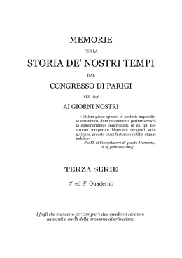 storia de` nostri tempi