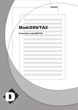 Mod:G99/TA2 - Horeca World