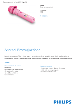 Product Leaflet: Torcia e proiettore LED Principesse 2 in 1 rosa