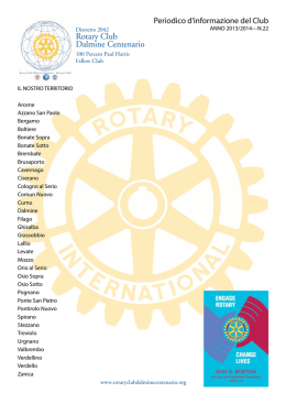 N. 22 - Rotary Club Dalmine Centenario
