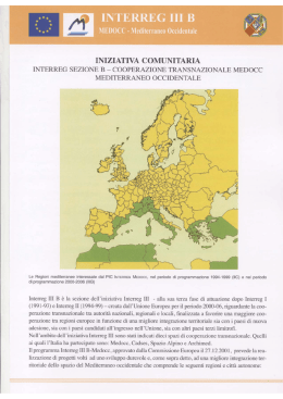 interreg iii b - CulturaLazio.it