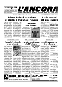 Numero 25 - L`ANCORA edicola