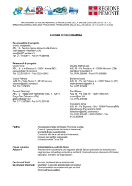 Versione integrale del Progetto