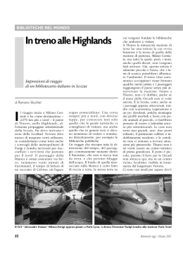 In treno alle Highlands
