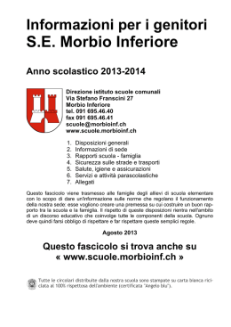 SE Morbio Inferiore - scuole comunali morbio inf.