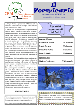 Il Formicario - CRAL - Cassa di Risparmio di Ravenna