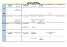 Settimana dal 11.05 al 17.05.2015 - Azienda Pubblica di Servizi alla