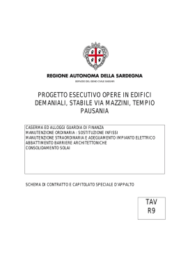 Schema di contratto e capitolato speciale d`appalto [file]
