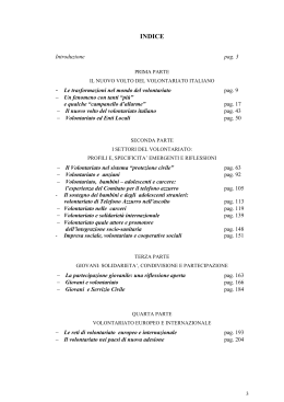 INDICE - vai al sito del Ministero Lavoro e delle Politiche Sociali