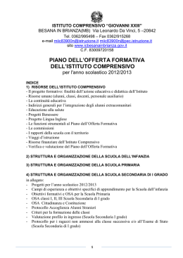 ISTITUTO COMPRENSIVO DI BESANA IN BRIANZA