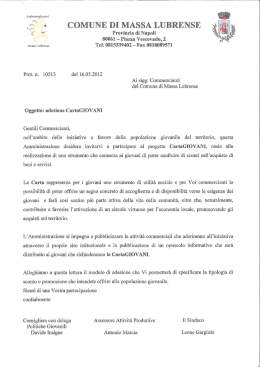 Allegato - Comune di Massa Lubrense