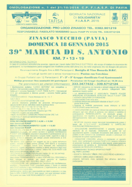 volantino - GP AVIS PAVIA