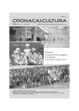 cronaca&cultura - DLF Basket Udine