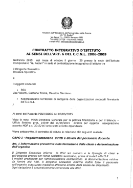 contratto integrativo d`istituto - Istituto Comprensivo G.Rodari Seregno
