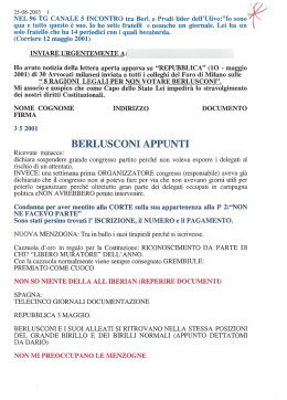 NEL 96 TG CANALE 5 INCONTRO tra Berl. e Prodi lider dell