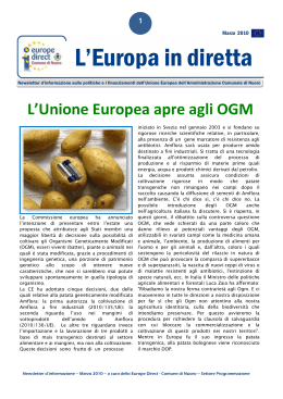 Newsletter di Marzo 2010 (pdf - 753Kb)