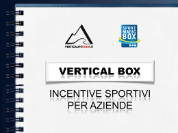 vertical box incentive sportivi per aziende