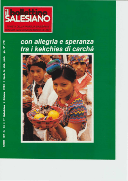 Untitled - Bollettino Salesiano