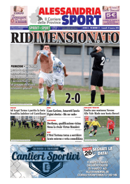 N° 11 – Alessandria Sport del 24/03/2014